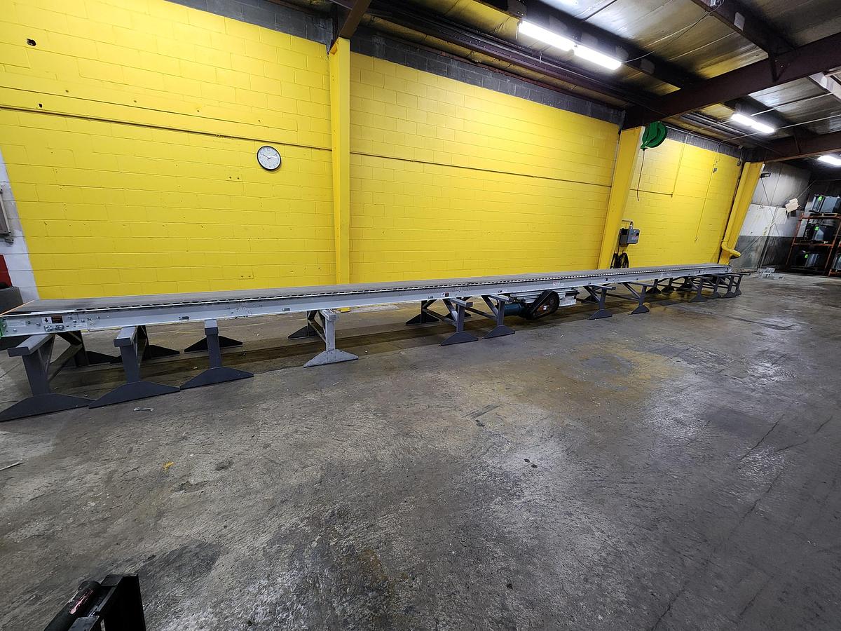 Used 2023 Intelligrated Roller Bed Belt Conveyor 24.5" x 159' (#371)