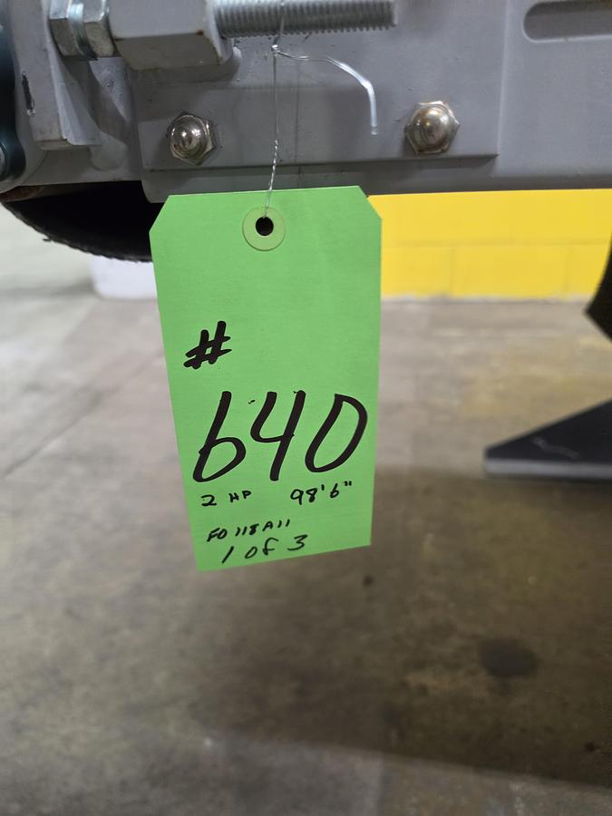 Used Hytrol TA Slider Bed Belt Conveyor 30" x 98'6" (#640)
