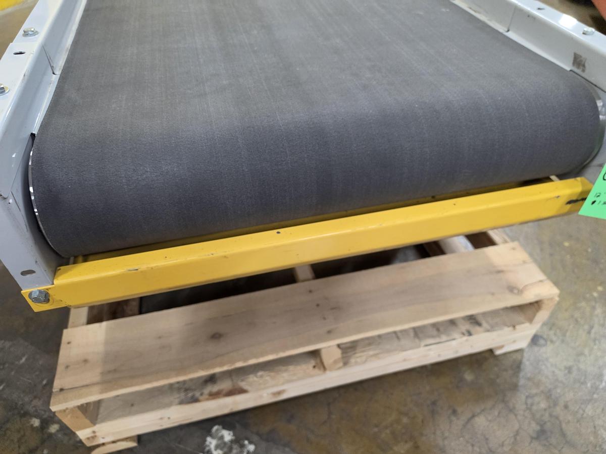 Used Hytrol TH Trash Line Belt Conveyor 34" x 114'3" w/ Elevation Change Hitch (#556)