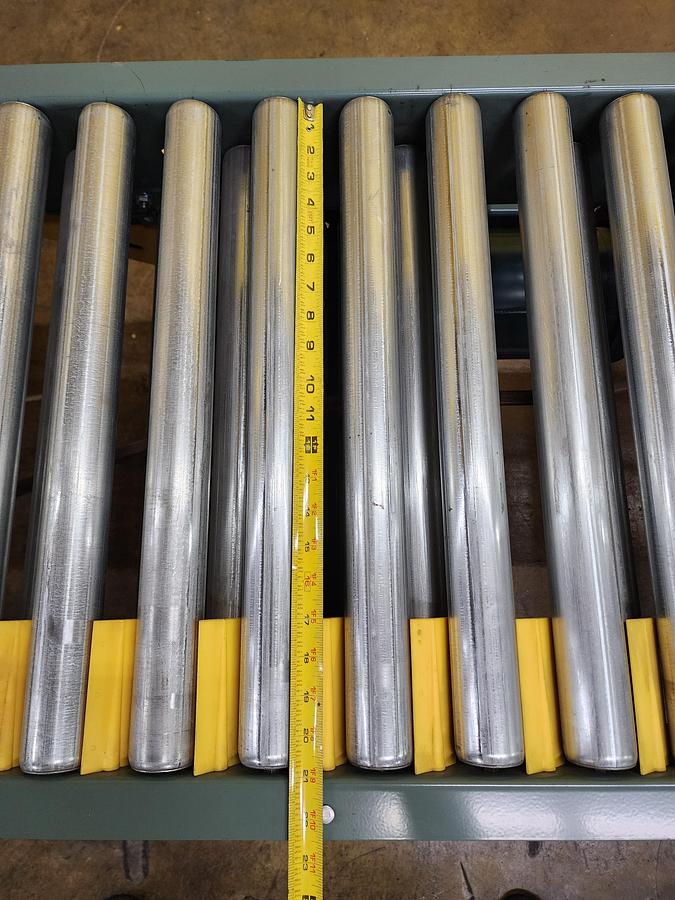 Used Hytrol 24" x 24' Live Roller V-Belt Conveyor (#169)