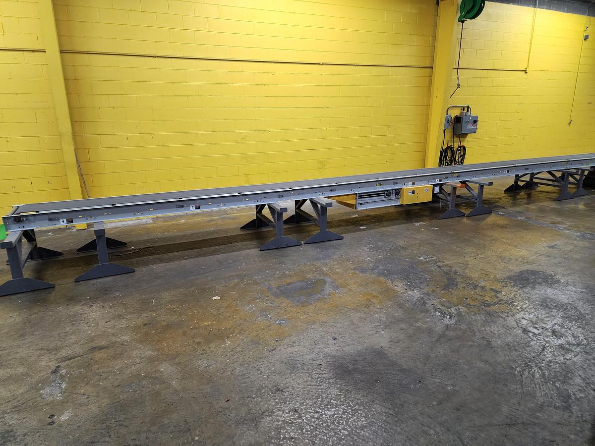 Used Hytrol Slider Bed Belt Conveyor 24" x 55' (#632)