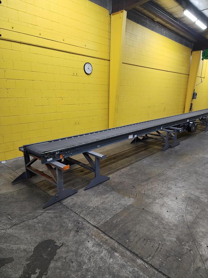 Used Intelligrated Roller Bed Belt Conveyor 24" x 51' (#113-119)