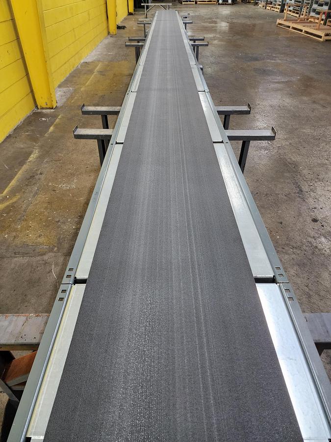 Used Intelligrated Slider Bed Belt Conveyor 24.5" x 33' (#103)