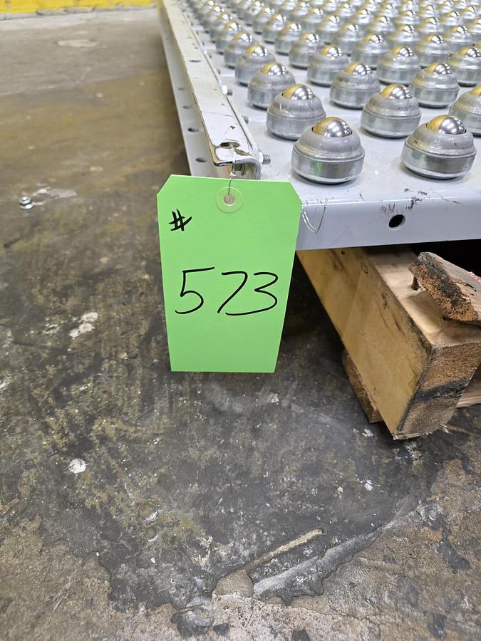 Used Hytrol Roller Ball Transfer Table Conveyor 54" x 60" (#573)