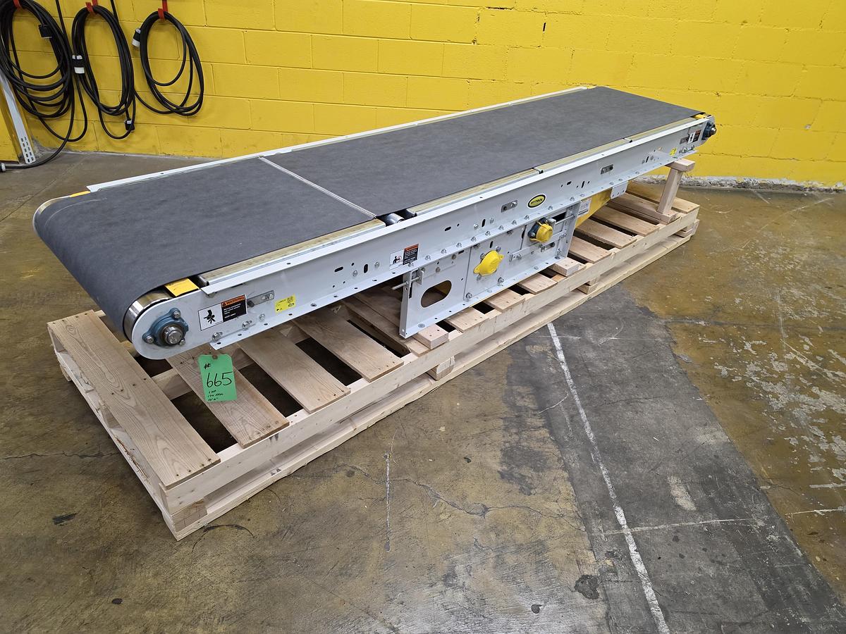 Used Hytrol Slider Bed Belt Conveyor 30" x 10'2" (#665)
