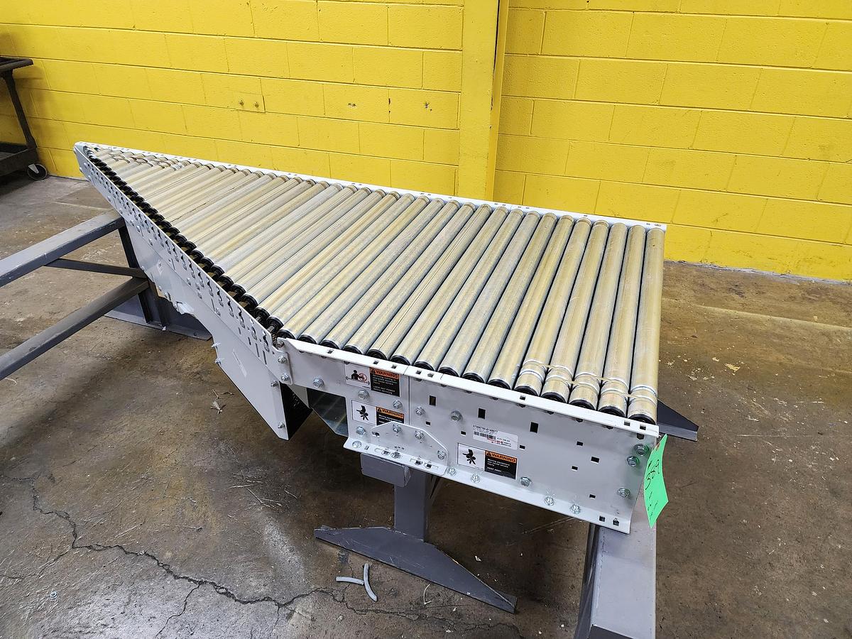 Used Intelligrated 36.5" Left Hand Powered Live Roller Spur (#389)