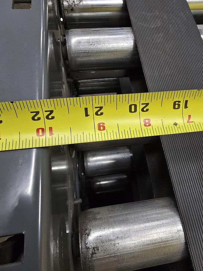 Used Intelligrated MDR Zero Pressure Accumulation Belted Zone Conveyor 22" x 10' (#412A)