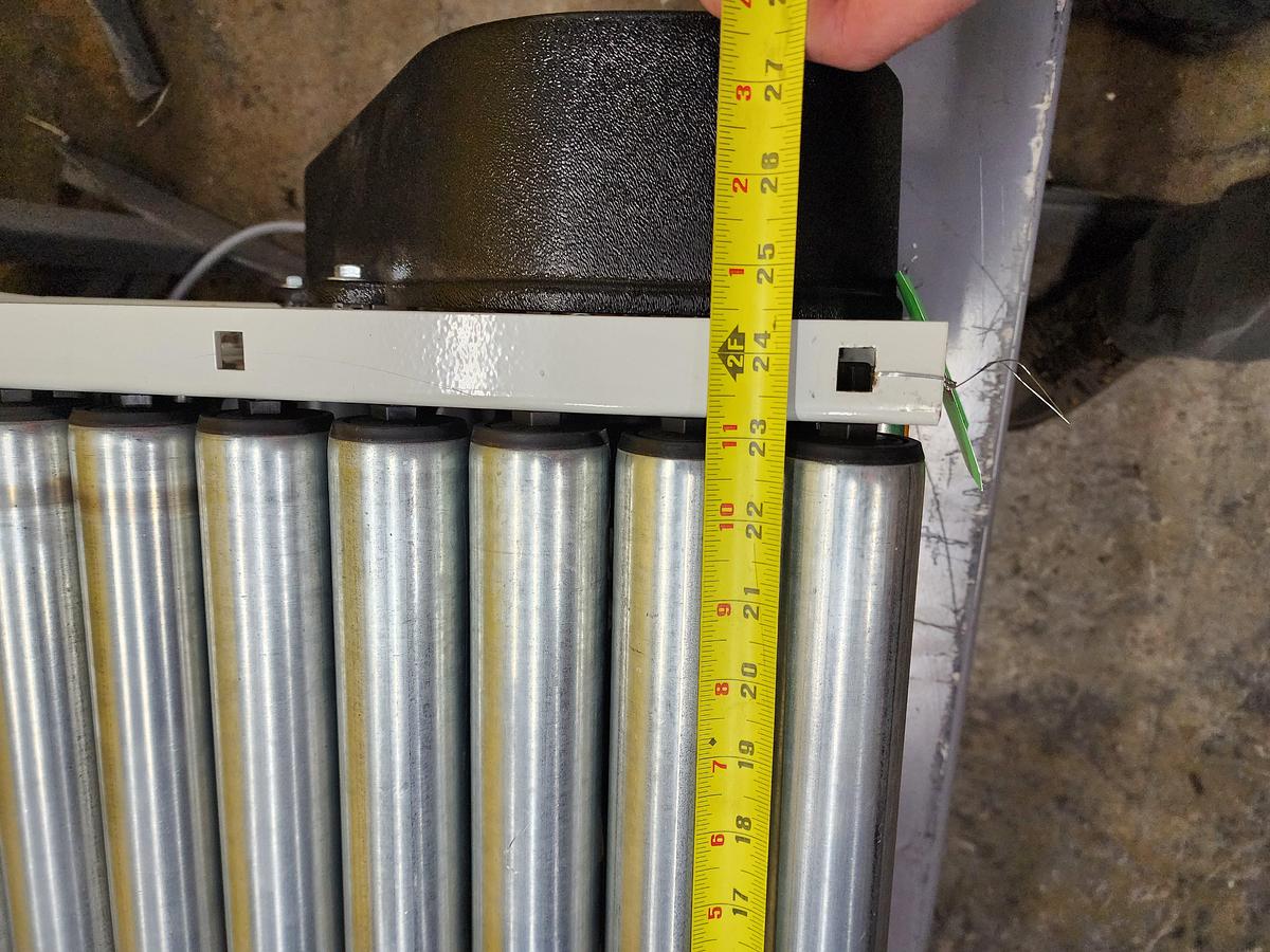 2023 Intelligrated 24.5" x 180 Degree Curve Roller V Belt Conveyor (#380)