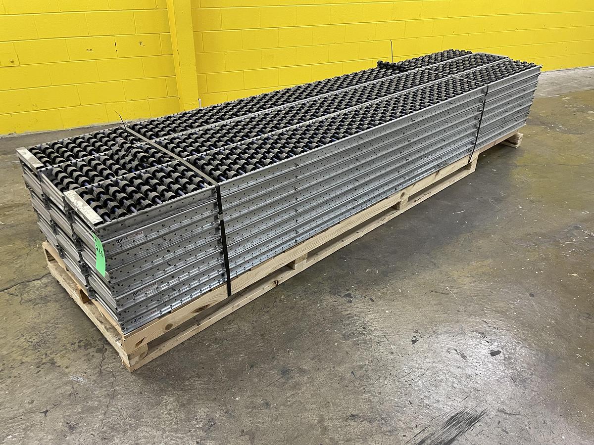 Used Span Track Carton Flow Conveyor 9.5" x 72" Lot of 4