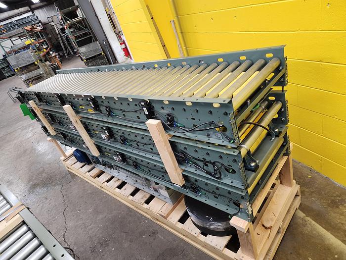 Used Hytrol ABEZ Zero Pressure Accumulation Roller Conveyor 24" x 70' (#98)