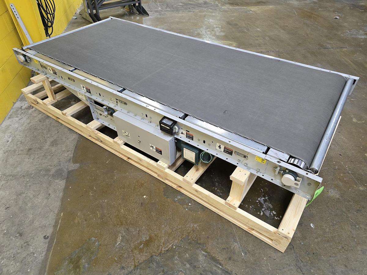 Used Hytrol Slider Bed Belt Conveyor 54" x 10' (#606)
