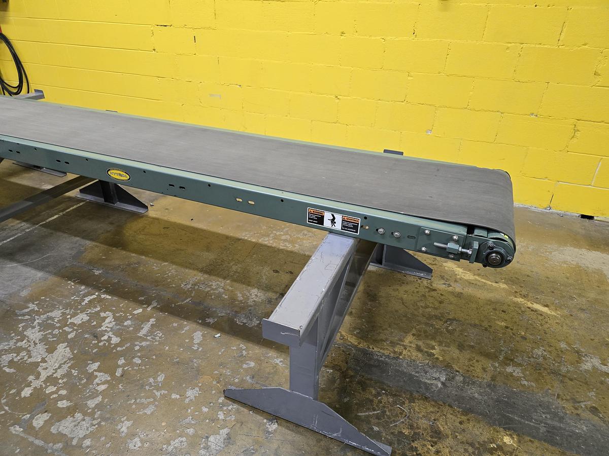 Used Hytrol TA Slider Bed Belt Conveyor 24" x 50' (#460)