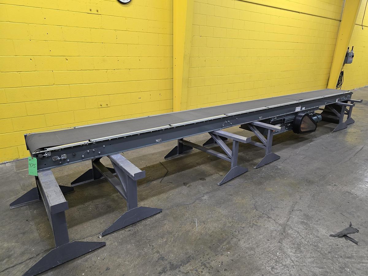 Used Intelligrated Slider Bed Belt Conveyor 24.5" x 21' (#476)
