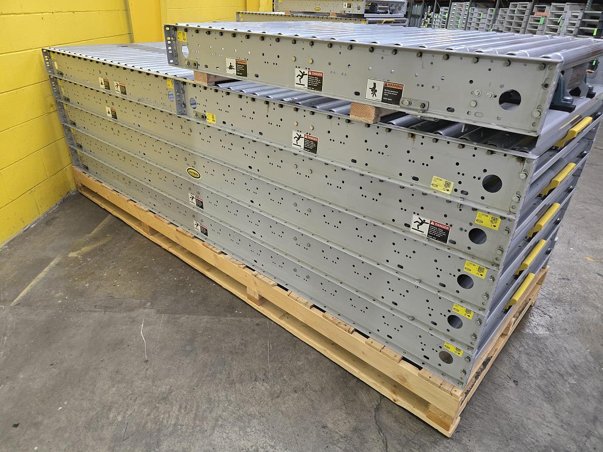 Used Hytrol ABLR Live Roller Conveyor 42" x 71' (#588)