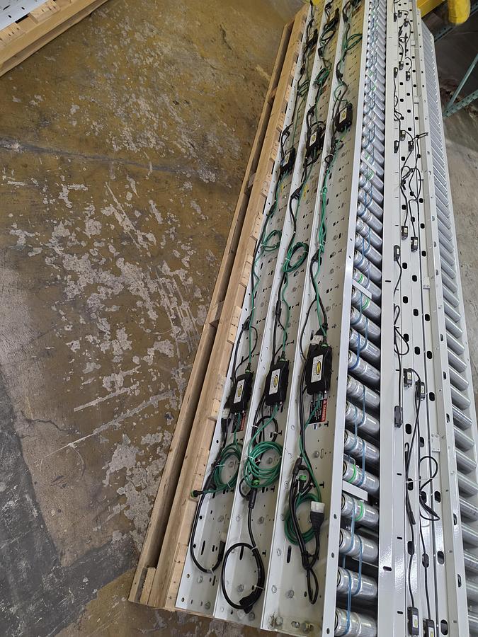 Used Hytrol 190E24EZ E24 Zero Pressure Roller Conveyor 30" x 36' (#681)