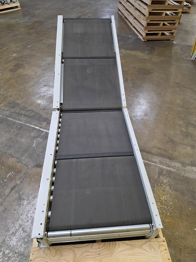 Used Hytrol BZDE24EZ Zero Pressure Roller Decline Conveyor 31.25" x 9'