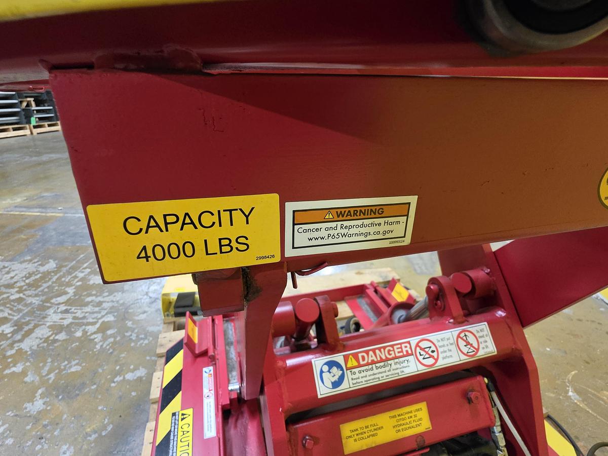 Used Southworth PalletPal Electric Scissor Lift Table Turntable (#687)