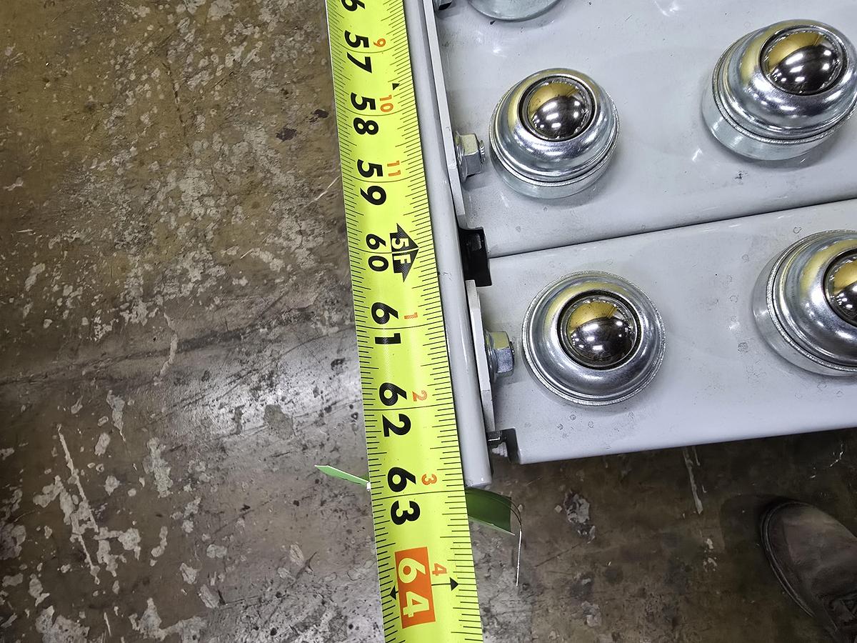 Used Hytrol Roller Ball Transfer Table Conveyor 30" x 63" (#569)