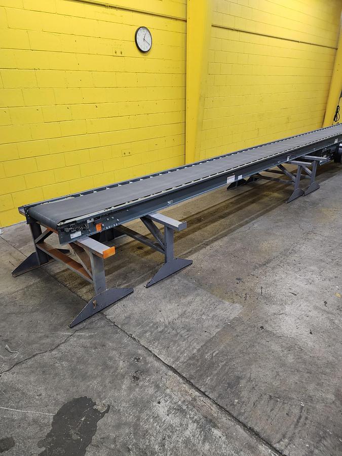 Used Intelligrated Roller Bed Belt Conveyor 24" x 51' (#113-119)