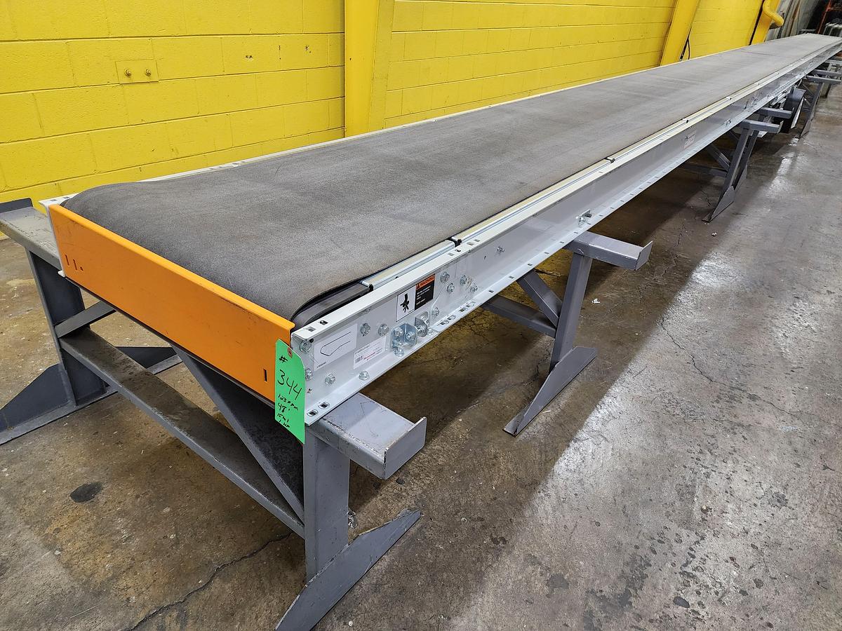 Used Intelligrated Slider Bed Belt Conveyor 24.5" x 24' (#548)