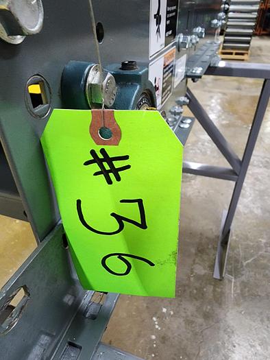 Used Intelligrated 24.5" Left Hand Powered Live Roller Spur (#36)