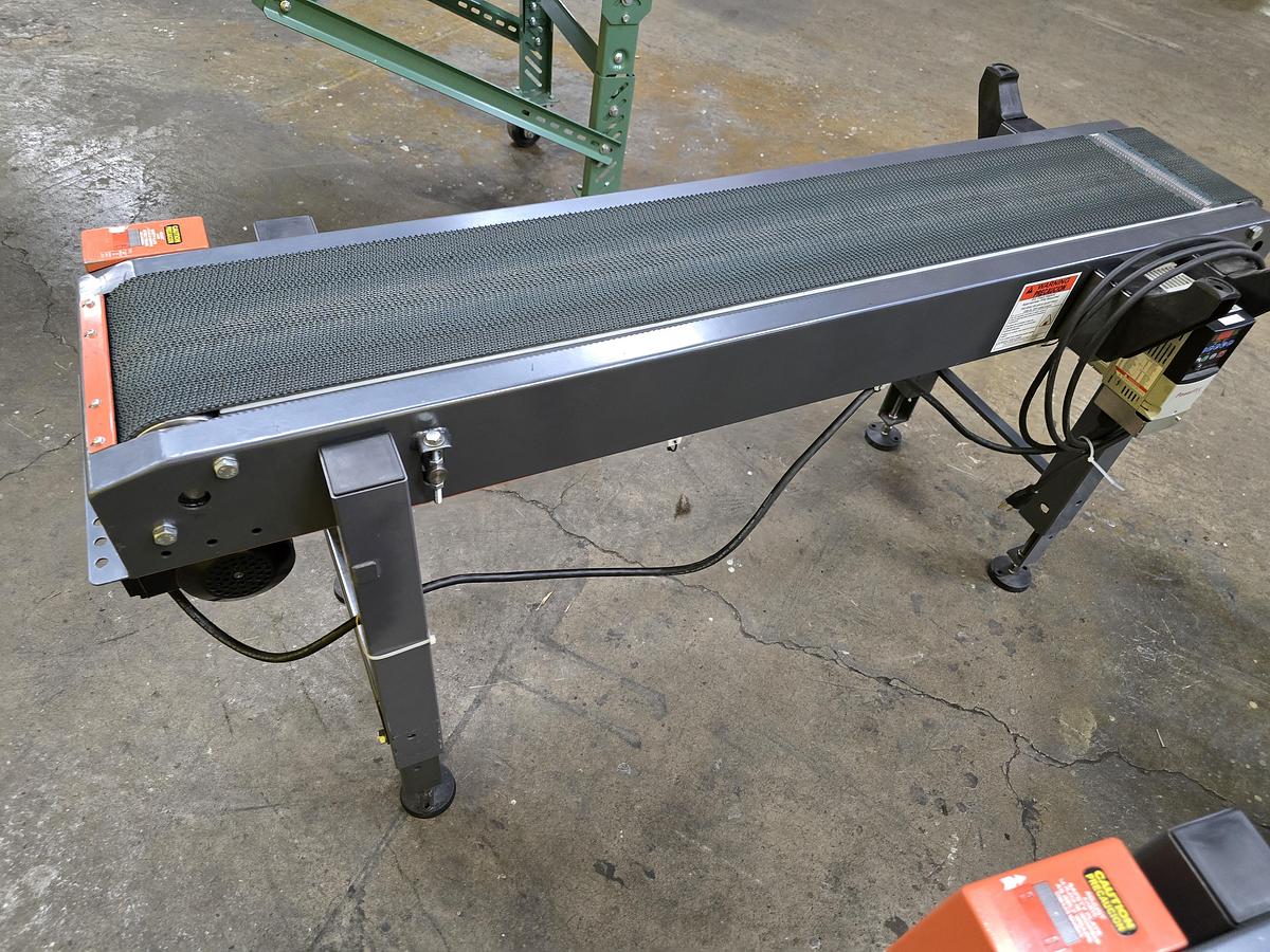 Used Signode Slider Bed Belt Conveyor 12" x 5' (#542)