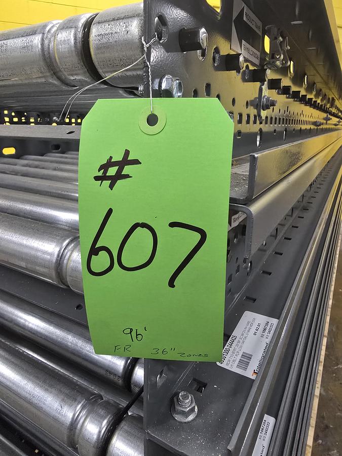 Used Intelligrated 28" x 48' MDR Zero Pressure Accumulation Conveyor (#607)