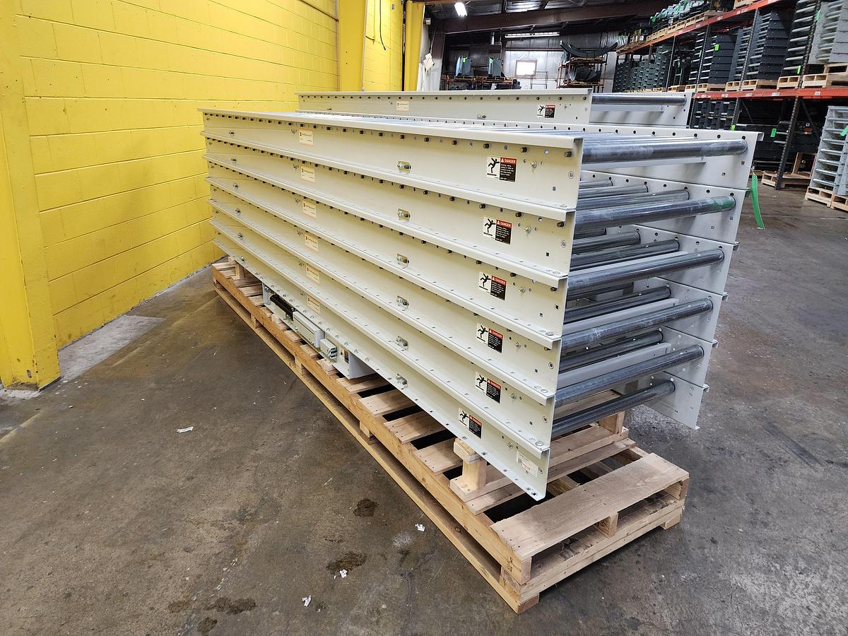 Used Intelligrated Roller Bed Belt Conveyor 28" x 192'10" (#342)