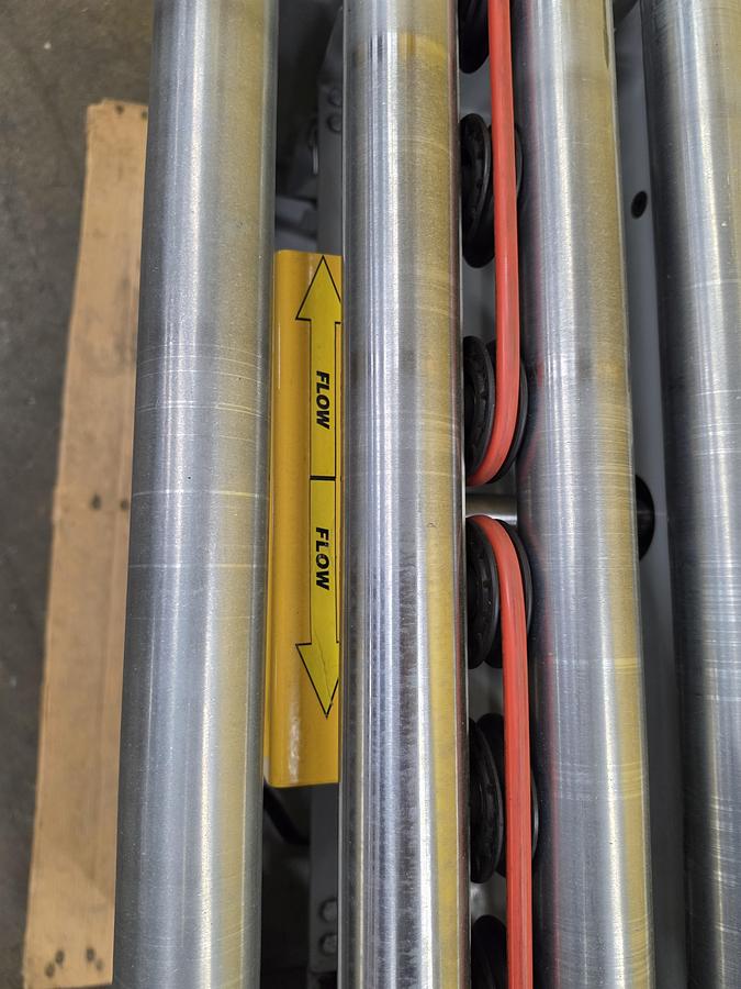 Used Hytrol 190E24EZ 24 volt 90 Degree Pop Up Divert Transfer Conveyor (#696)