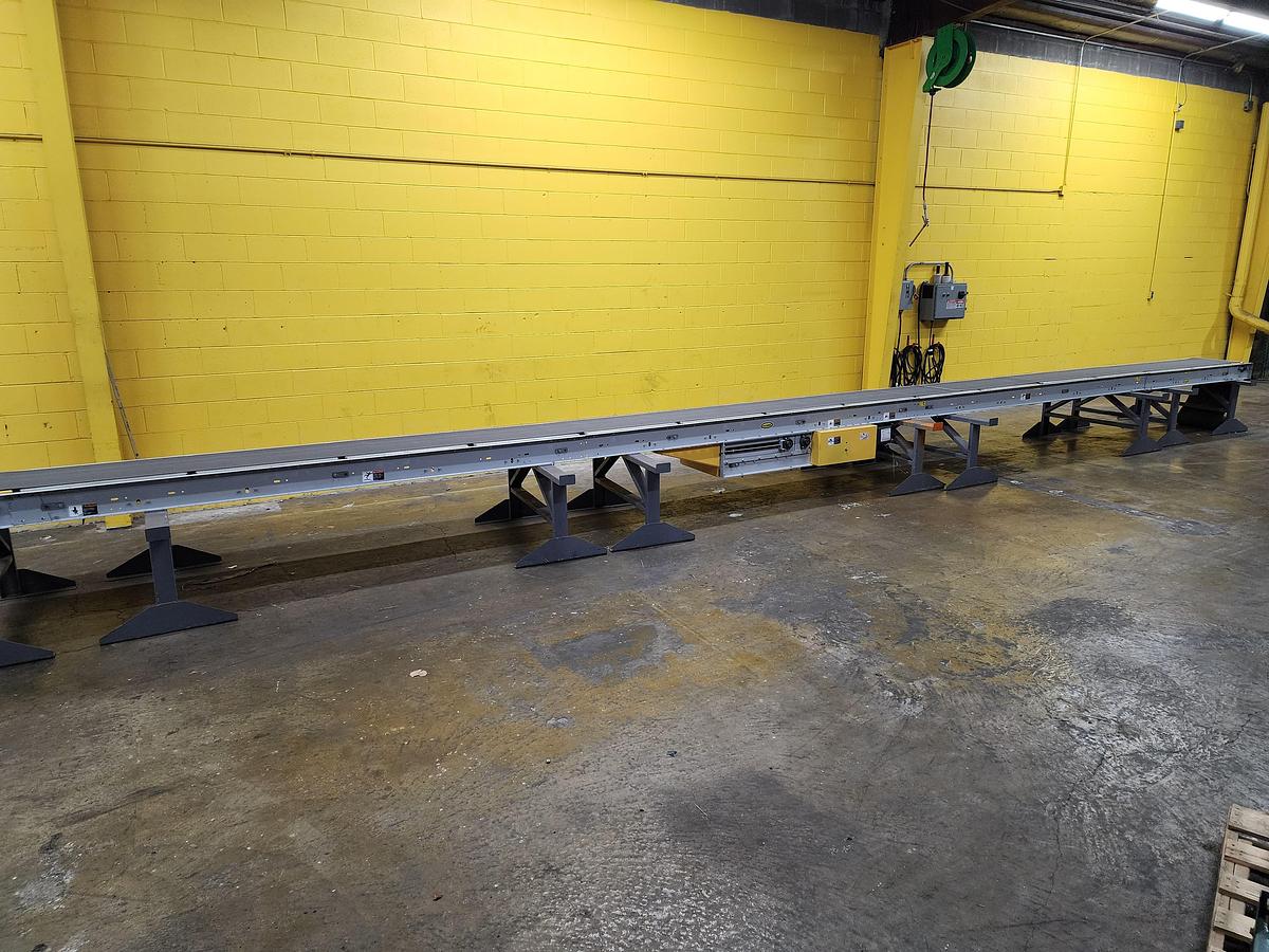 Used Hytrol Slider Bed Belt Conveyor 24" x 66' (#634)
