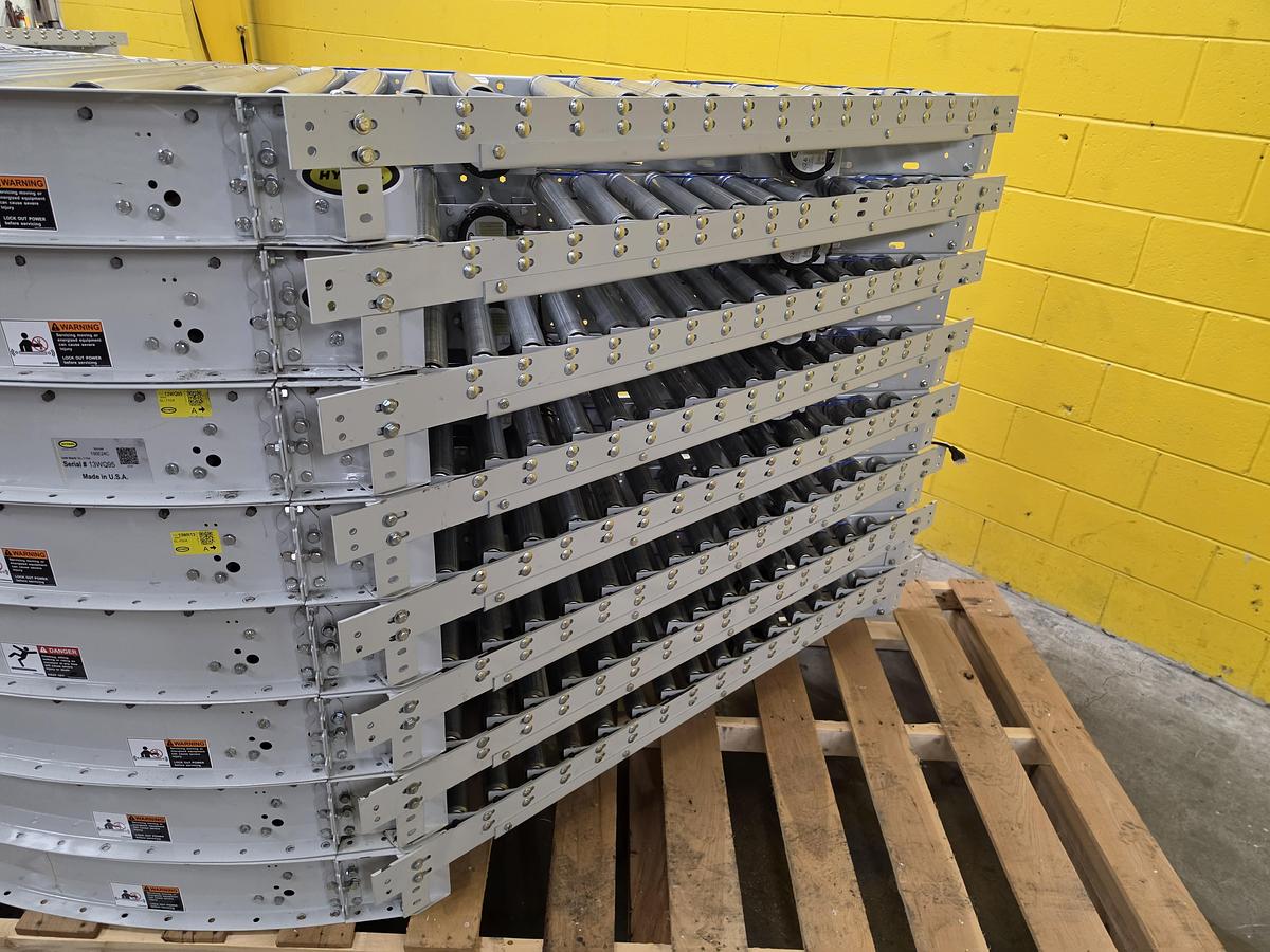 Used 2020 Hytrol PROSORT MRT 30" X 100' Narrow Belt Sortation Conveyor with 8 Diverts & Spurs (#661)
