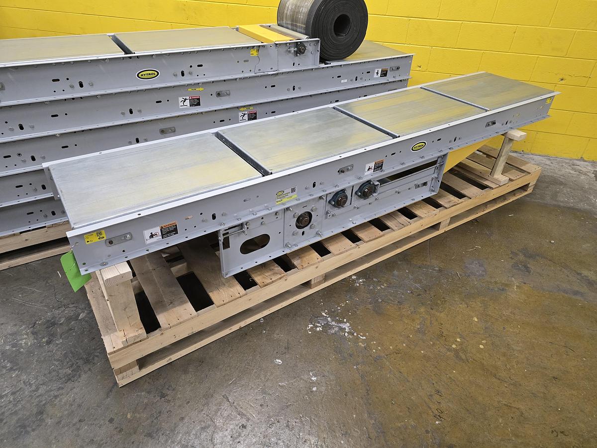 Used Hytrol Slider Bed Belt Conveyor 24" x 57' (#633)