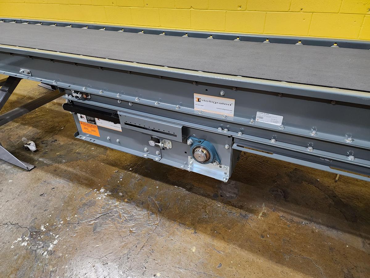 Used Intelligrated Roller Bed Belt Conveyor 24" x 24' (#246)