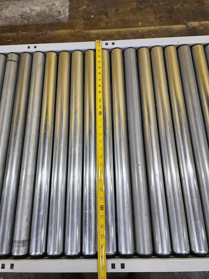 Used Intelligrated 30.5" x 18' Live Roller V-Belt Conveyor (#348)