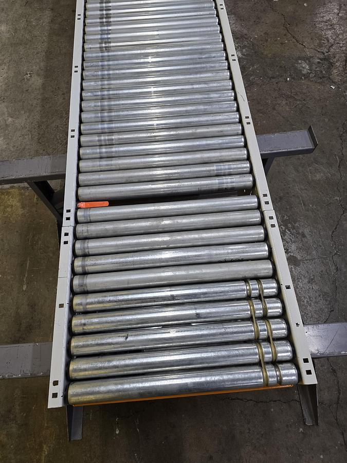 Used 2023 Intelligrated 24.5" x 15' Live Roller V-Belt Conveyor (#382)