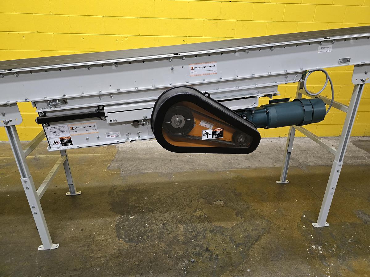 Used Intelligrated Roller Bed Incline / Decline Belt Conveyor 30.5" x 39'4" (#346)