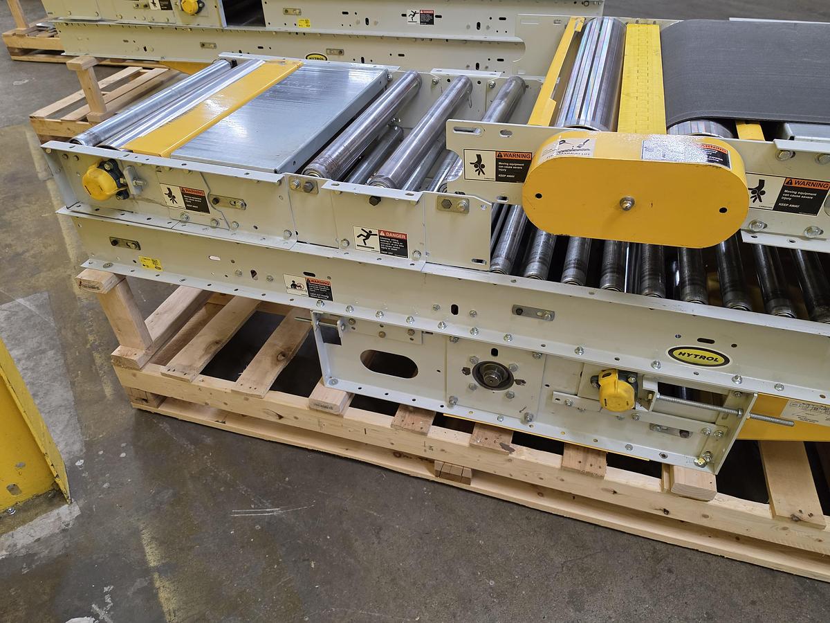 Used NEW Hytrol RBI Roller Bed Incline Decline Belt Conveyor 24" x 16'6" (#650)