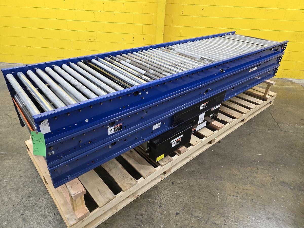 Used MHS 37.5" x 36' Roller Bed Conveyor (#546)