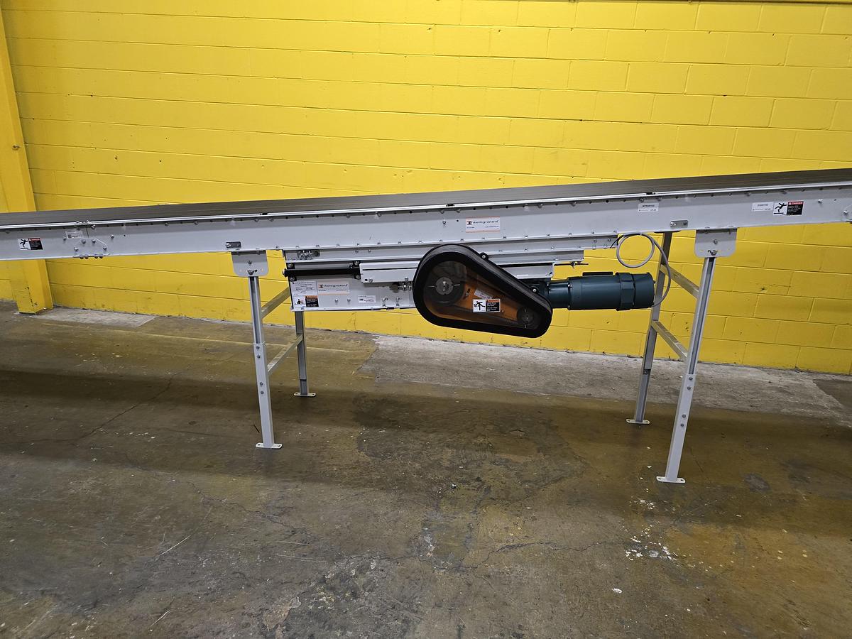 Used Intelligrated Roller Bed Incline / Decline Belt Conveyor 30.5" x 39'4" (#346)