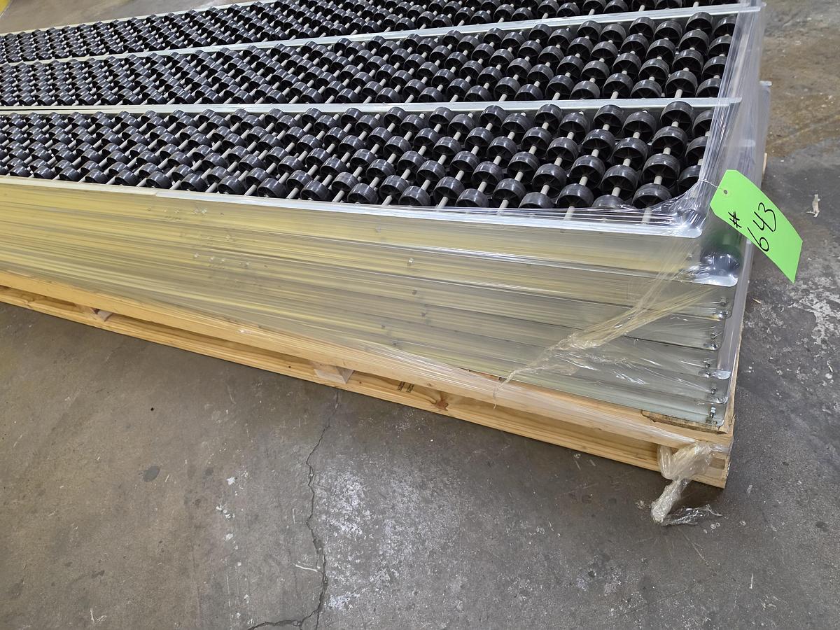 Used UNEX Span Track Wheel Bed Conveyor 12.75" x 11'4.5" (#643)