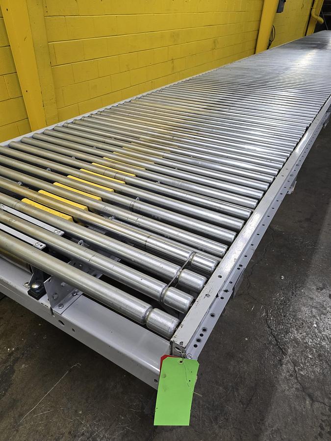 Used Hytrol ABEZ Zero Pressure Accumulation Roller Conveyor 54" x 99' (#597)