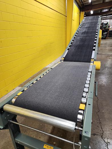 Used Hytrol RBI Roller Bed Incline Decline Belt Conveyor 24" x 16'6" (#137)