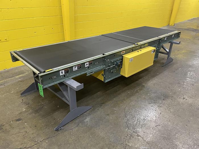 Used Hytrol GAPPER Slider Bed Belt Conveyor 42" x 12' (#153)