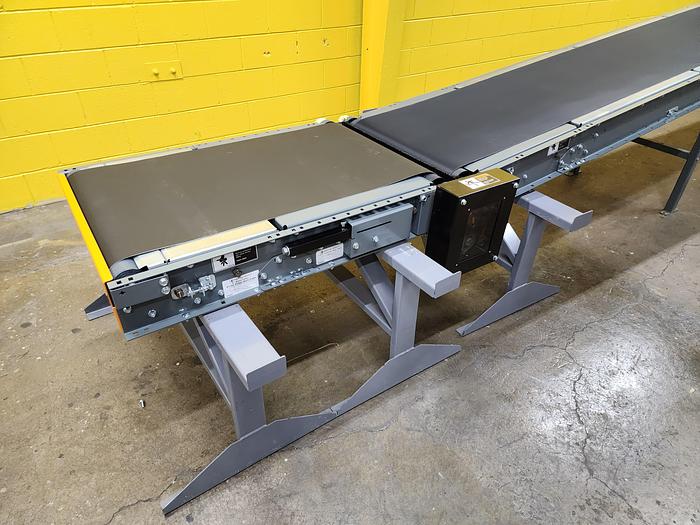New Intelligrated Slider Bed Incline/Decline Belt Conveyor 30.5" x 45