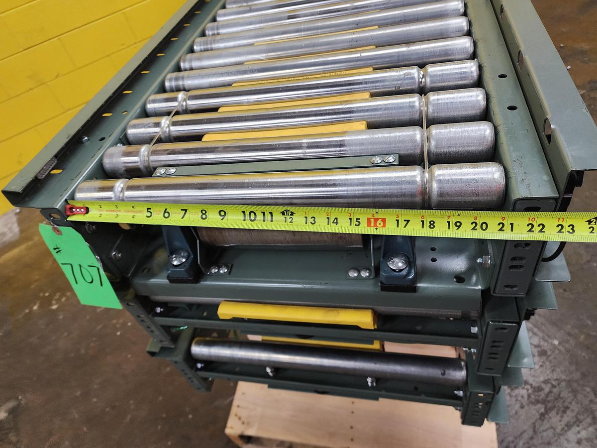 Used Hytrol ABEZ Zero Pressure Accumulation Roller Conveyor 24" x 30' (#707)