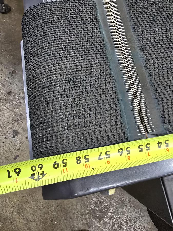 Used Signode Slider Bed Belt Conveyor 12" x 5' (#542)