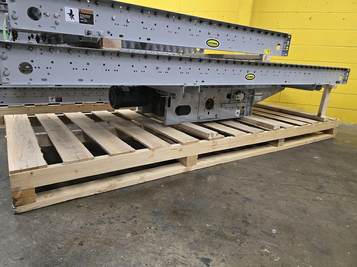 Used Hytrol ABLR Live Roller Conveyor 42" x 71' (#588)