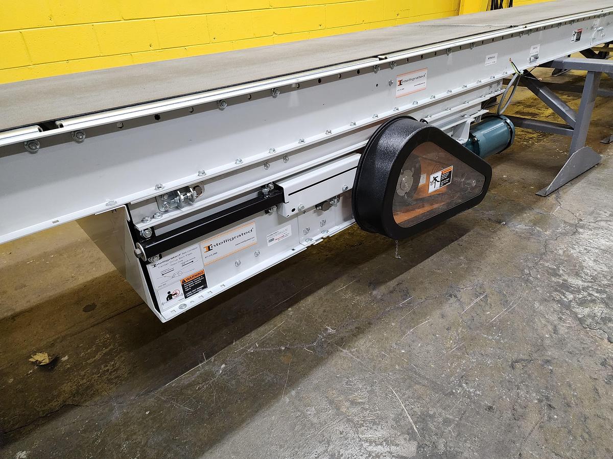 Used Intelligrated Slider Bed Belt Conveyor 24.5" x 24' (#548)