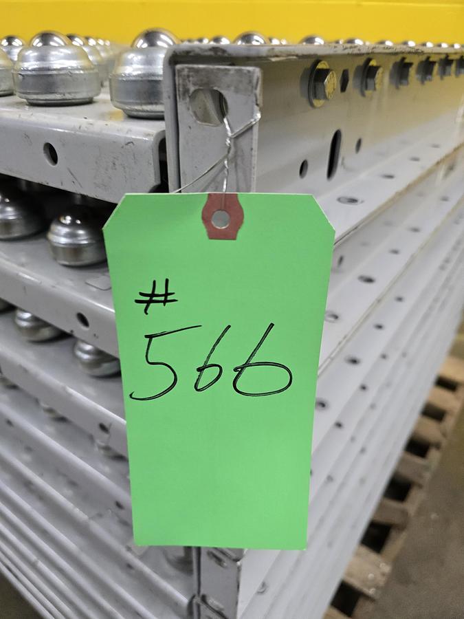 Used Hytrol Roller Ball Transfer Table Conveyor 30" x 63" (#565)