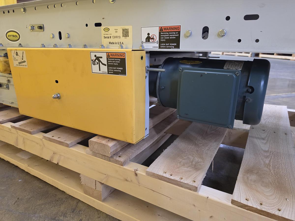 Used Hytrol Slider Bed Belt Conveyor 30" x 10'2" (#665)
